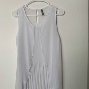 Last Tango sheer white tunic NWT small
